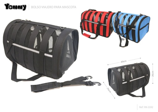 [YM5592] Transportín de viaje para mascotas 49*26*25cm