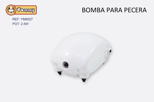 [YM5627] Bomba de aire silenciosa para peces 2.5W 72L/H