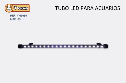 [YM5685] Tubo LED para acuarios color blanco 52 cm - Iluminación para acuarios