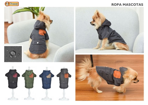 [YM5952] Sudadera impermeable para perro S