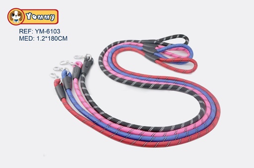 [YM6103] Cuerda de tracción reflectante 1.2*180cm - Productos para mascotas