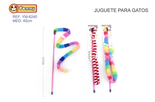 [YM6240] Juguete para gato varita 40cm