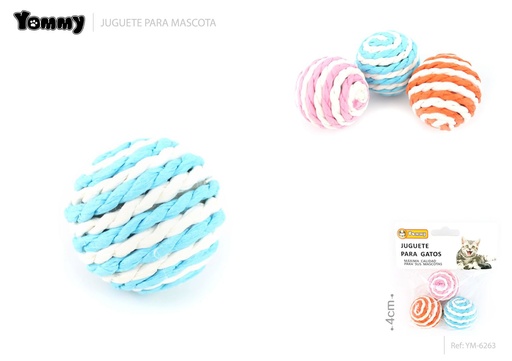 [YM6263] Juguete para gato 4cm para diversión de mascotas
