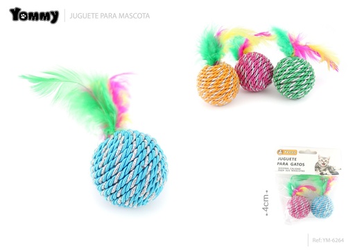 [YM6264] Juguete para gato 4cm para entretenimiento de mascotas