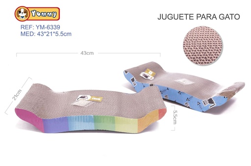[YM6339] Juguete para gato tipo puente 43x21x5.5cm - Juguetes de mascotas