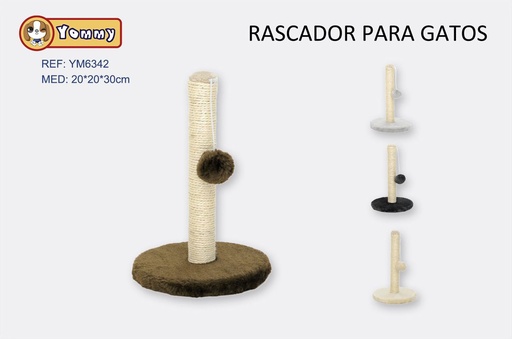 [YM6342] Rascador para gato 20x20x30cm para mascotas