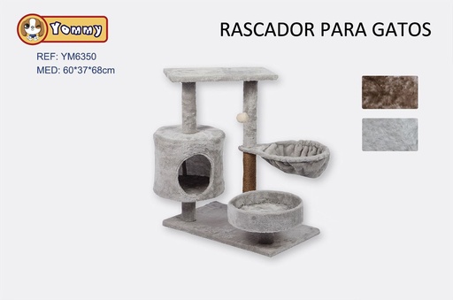 [YM6350] Rascador para gatos 60x37x68cm