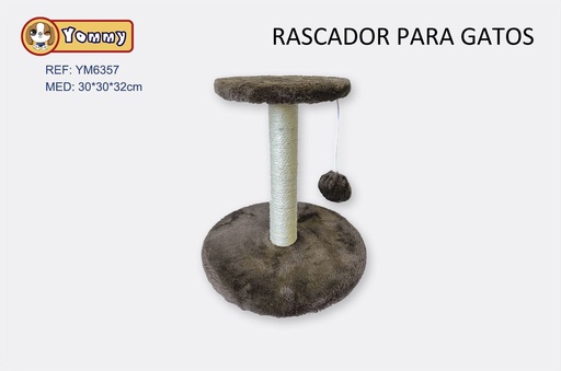 [YM6357] Rascador para mascotas 30x30x32cm para arañar y jugar