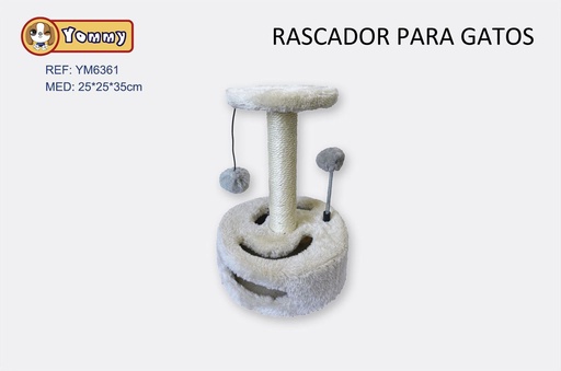 [YM6361] Rascador para gatos 25x25x35cm