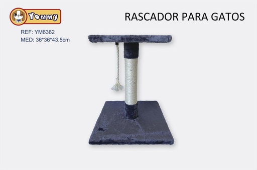 [YM6362] Rascador para gatos 36x36x43.5cm para mascotas