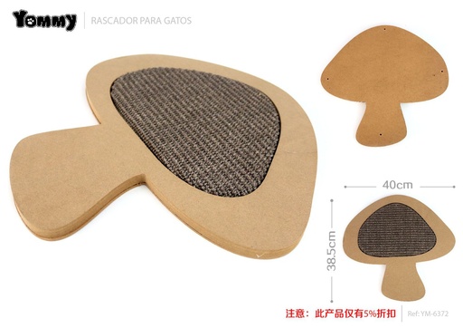 [YM6372] Rascador para gato en forma de hongo 40x38.5 cm - Juguetes para gatos