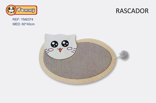 [YM6374] Rascador para gato 60x40cm para el bienestar de las mascotas