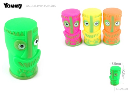 [YM6693] Juguete de mascotas rostro 10.5x5.5cm - Juguetes para mascotas 