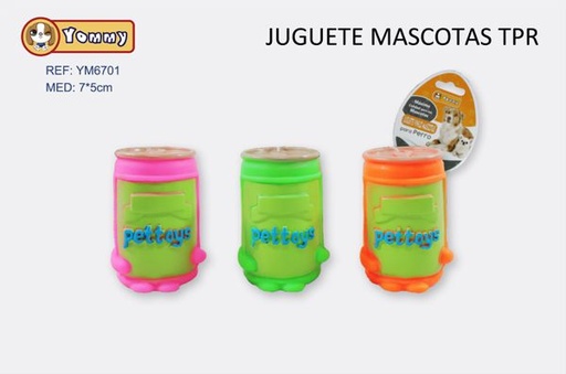 [YM6701] Juguete para mascotas en forma de bebida 7x5cm