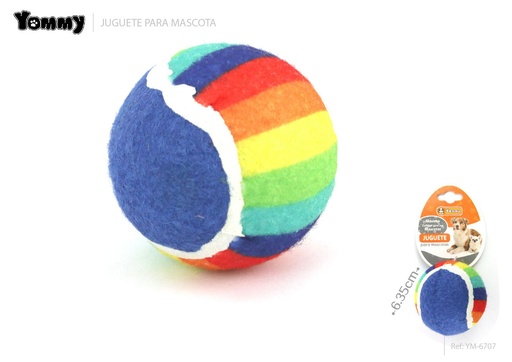 [YM6707] Juguete de goma con silbido 6.35 cm (rubber) - Artículos para mascotas