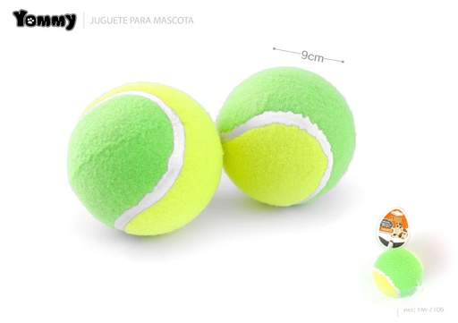 [YM7106] Juguete de tenis A grado diámetro 9 cm - Pelotas y juguetes para perros