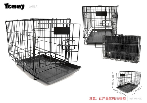 [YM7263] Transportín para mascotas de 107*68.5*77cm - Jaula para mascotas