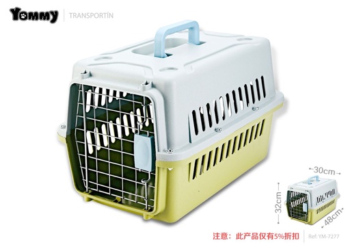 [YM7277] Transportín para mascotas verde 48x32x30cm para viajes