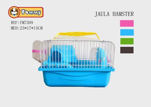 [YM7309] Jaula para hámster 23x17x15cm para pequeños roedores