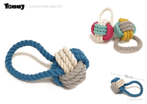 [YM7350] Juguete nudo para mascotas 18cm - Juguetes para mascotas