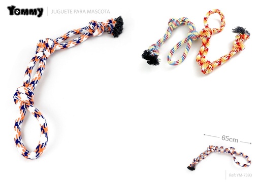 [YM7393] Juguete para mascotas cuerda de 55cm - Juguetes