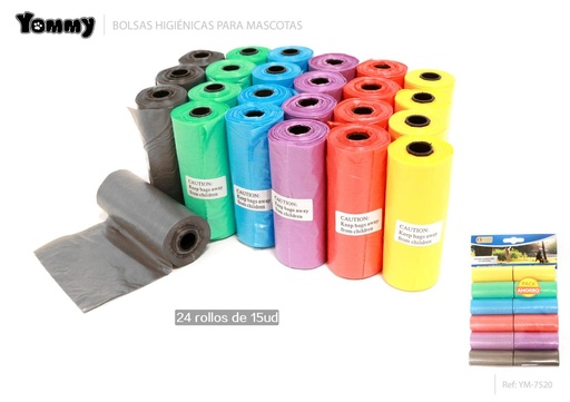 [YM7520] Bolsitas higiénicas para mascotas 24*15 - Accesorios para mascotas