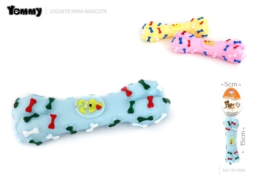 [YM7608] Juguete de goma para mascotas 15x5 cm - Juguetes para mascotas