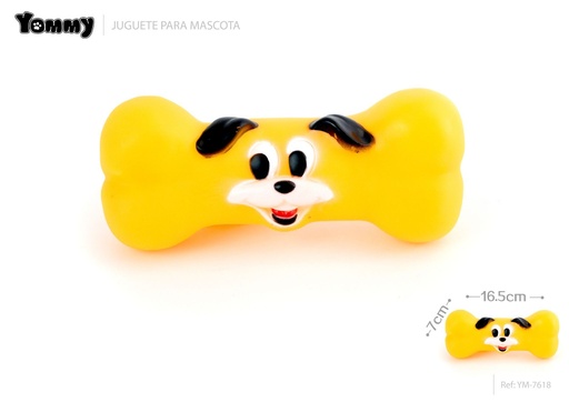 [YM7618] Juguete de goma 16.5x7x4cm - Juguetes para mascotas