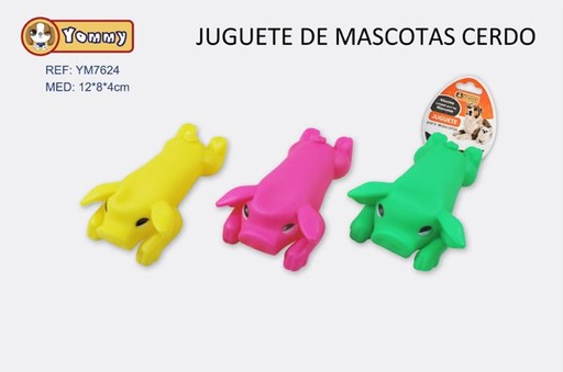 [YM7624] Juguete para mascotas 12x8x4cm de goma