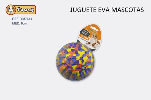 [YM7641] Juguete para mascotas EVA 9cm YM7641 para perros y gatos