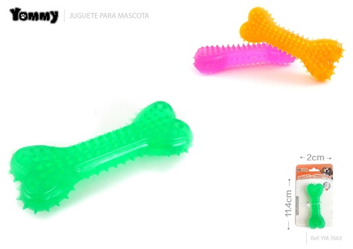 [YM7663] Juguete TPR para mascotas (11.4*2.0 cm) - Juguetes para mascotas