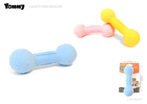 [YM7677] Juguete de TPR con sonajero y mango de melón 13.5*5*5 cm - Juguetes para mascotas