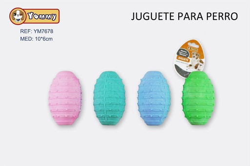 [YM7678] Juguete para mascotas TPR 10x6cm