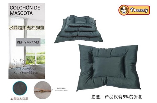 [YM7743] Cama para perro verde 4 piezas