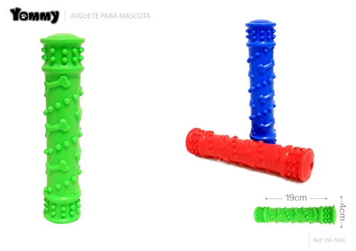[YM7844] Juguete de goma para mascotas 19x4cm - Accesorios para mascotas