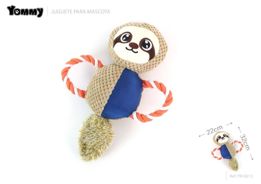 [YM8213] Juguete de cuerda koala 32x22cm para mascotas