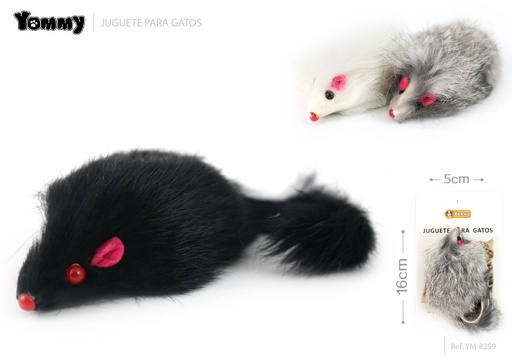 [YM8259] Juguete de mascotas ratón 16*5CM - Juguetes para mascotas