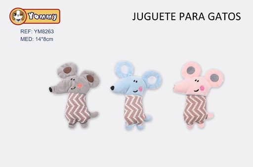 [YM8263] Juguete de ratón para gatos 14*8cm