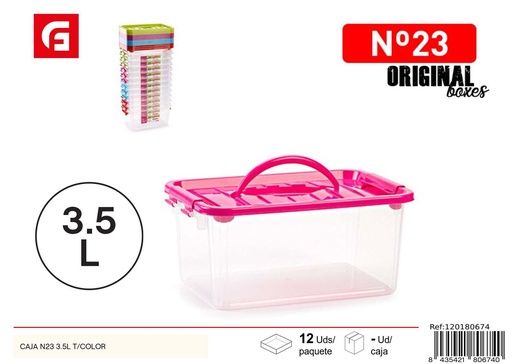 [120180674] Caja de almacenamiento N23 3.5L - Almacenamiento en casa