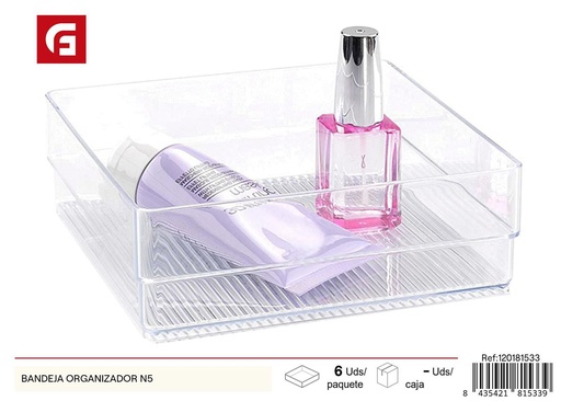 [120181533] Bandeja organizador N5 para maquillaje y cosméticos