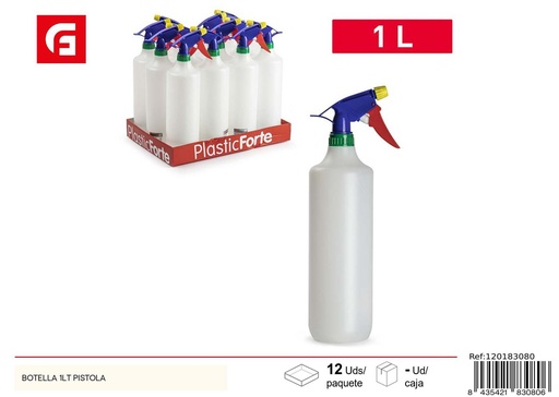 [120183080] Botella de 1lt con pistola pulverizadora