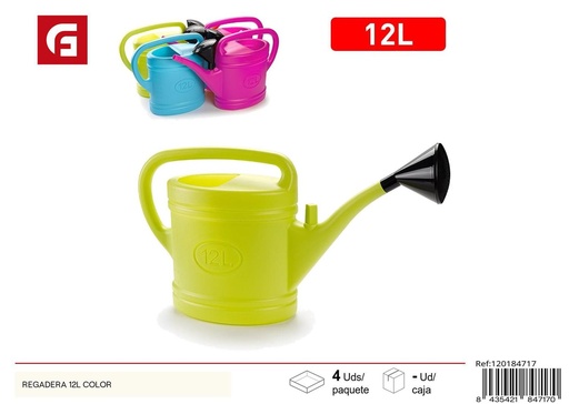 [120184717] Regadera de plástico 12L color