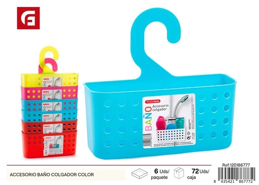 [120186777] Accesorio baño colgador color para organización y almacenamiento