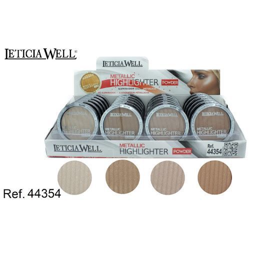 [8435433212034] Iluminador en polvo compacto metálico 24/u Leticia Well