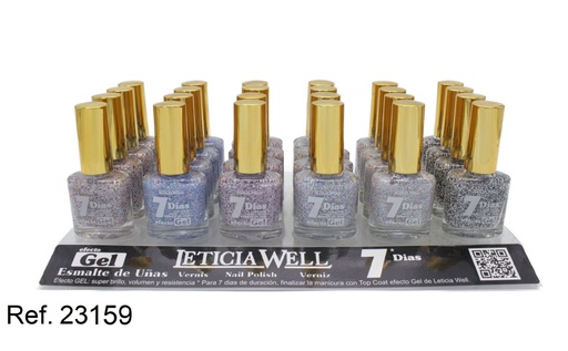 [8435433225003] Esmalte de uñas 7D efecto gel 24/u Leticia Well