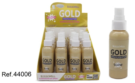 [8435433225348] Spray iluminador Gold Glow 16/U - Cosméticos de belleza