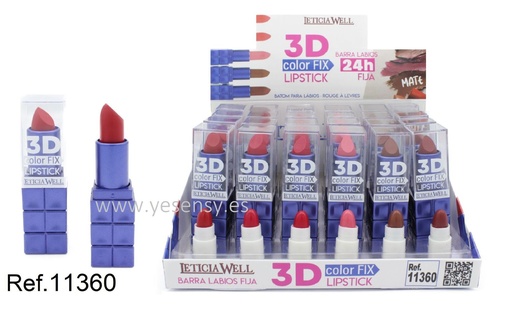 [8435433225515] B. labios 3D color fix 24h 24/U 11360 LW - Producto de belleza