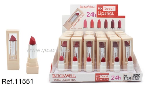 [8435433225850] Barra de labios 24h fix sweet 24/u para maquillaje