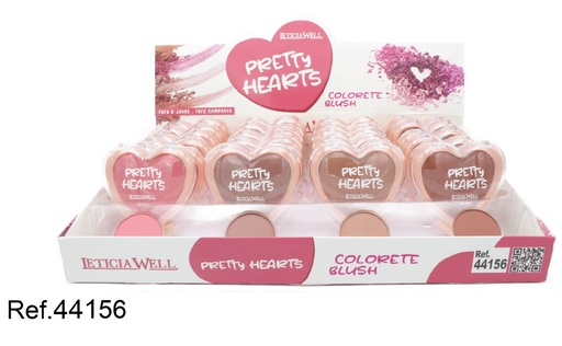[8435433226253] Colorete corazón Pretty 24/U - Maquillaje para mejillas 