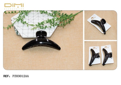 [8435452542600] Pinza negra 11 cm (12 unidades) - Accesorios de cabello